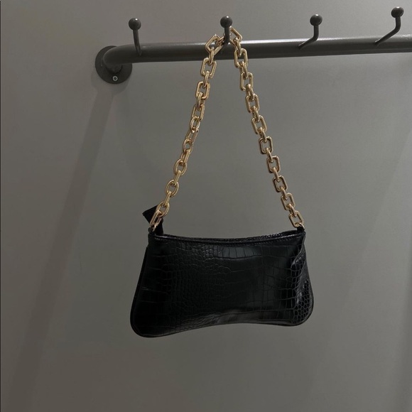 Zara chain strap animal embossed shoulder bag - Picture 13 of 15